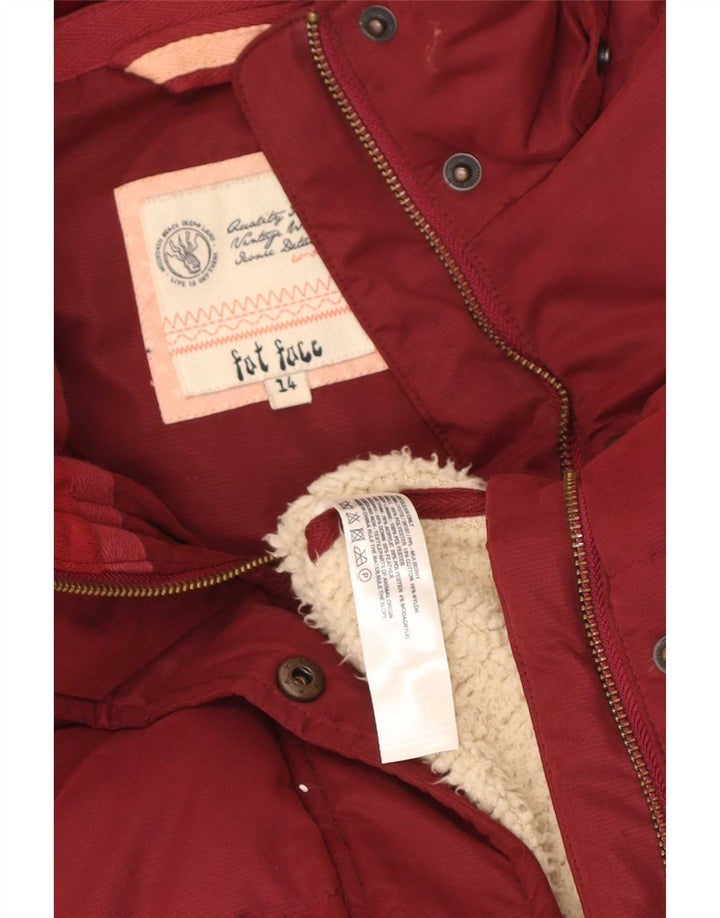Gilet imbottito da donna Fat Face UK 14 Large Poliestere marrone