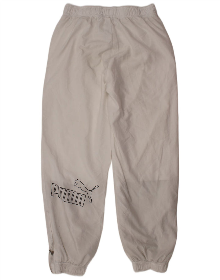 Pantaloni della tuta da ragazzo PUMA Joggers 9-10 anni Poliestere bianco