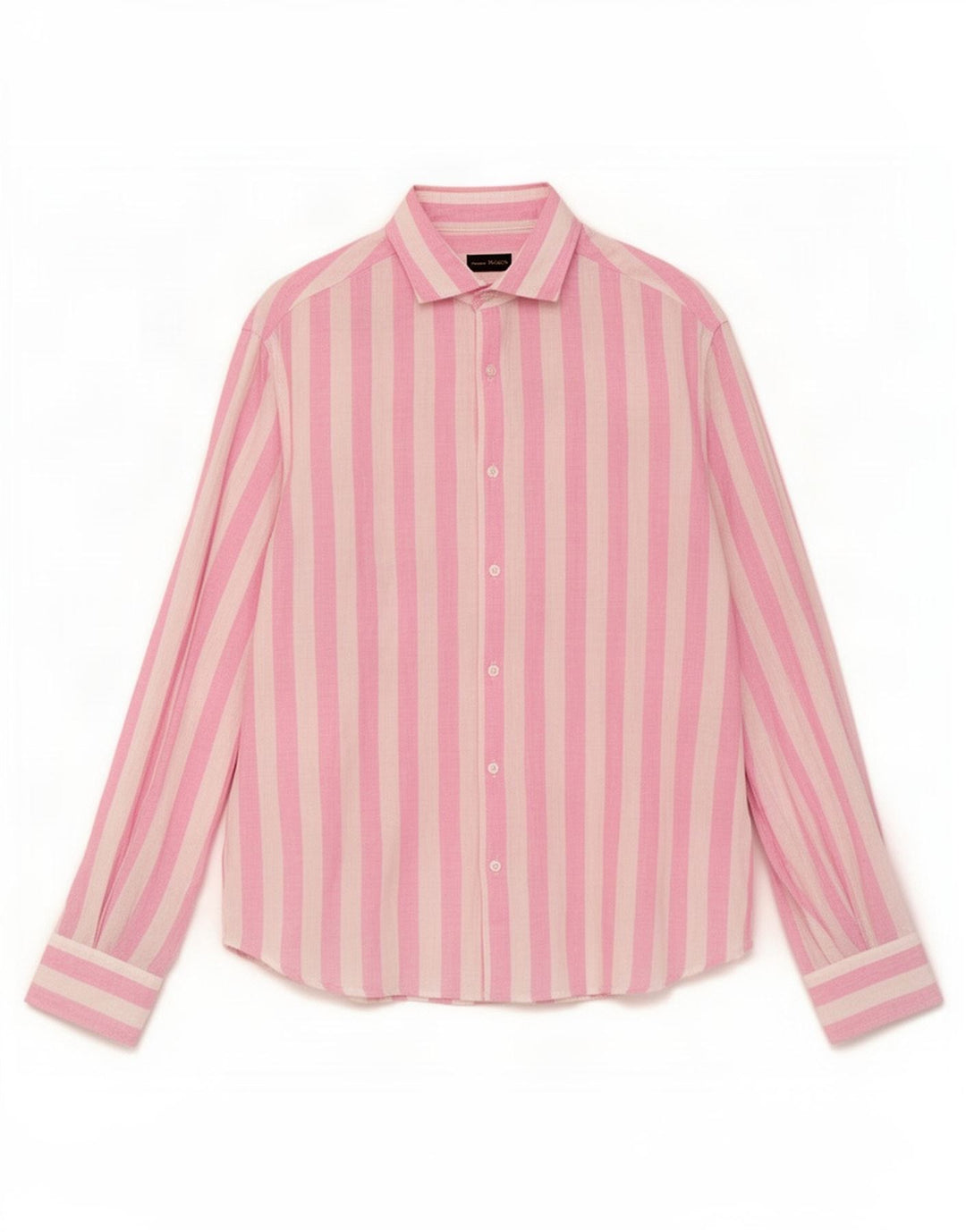 Camicia da uomo Massimo Dutti XL Lino a righe rosa