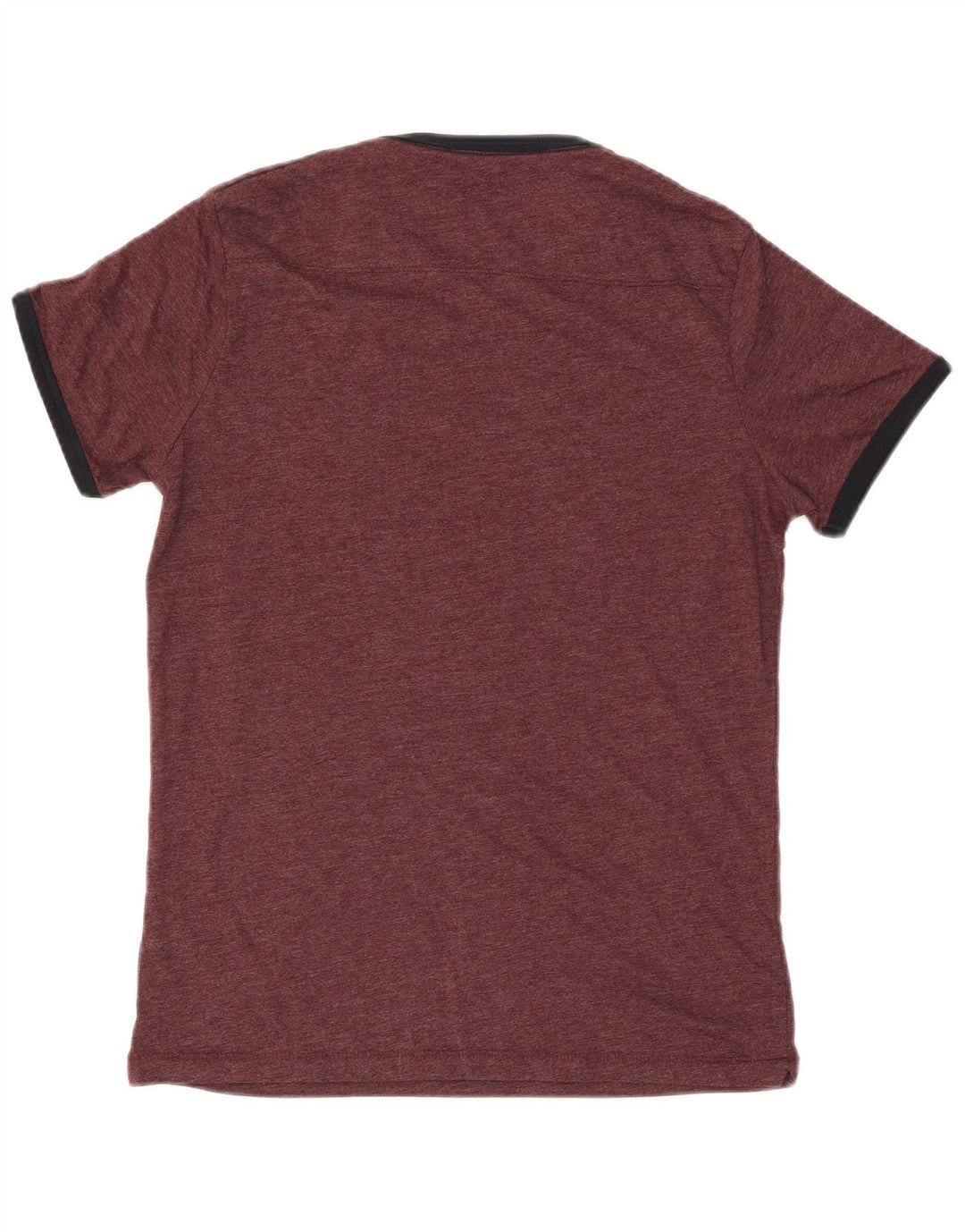 T-shirt da uomo French Connection Top in cotone bordeaux medio