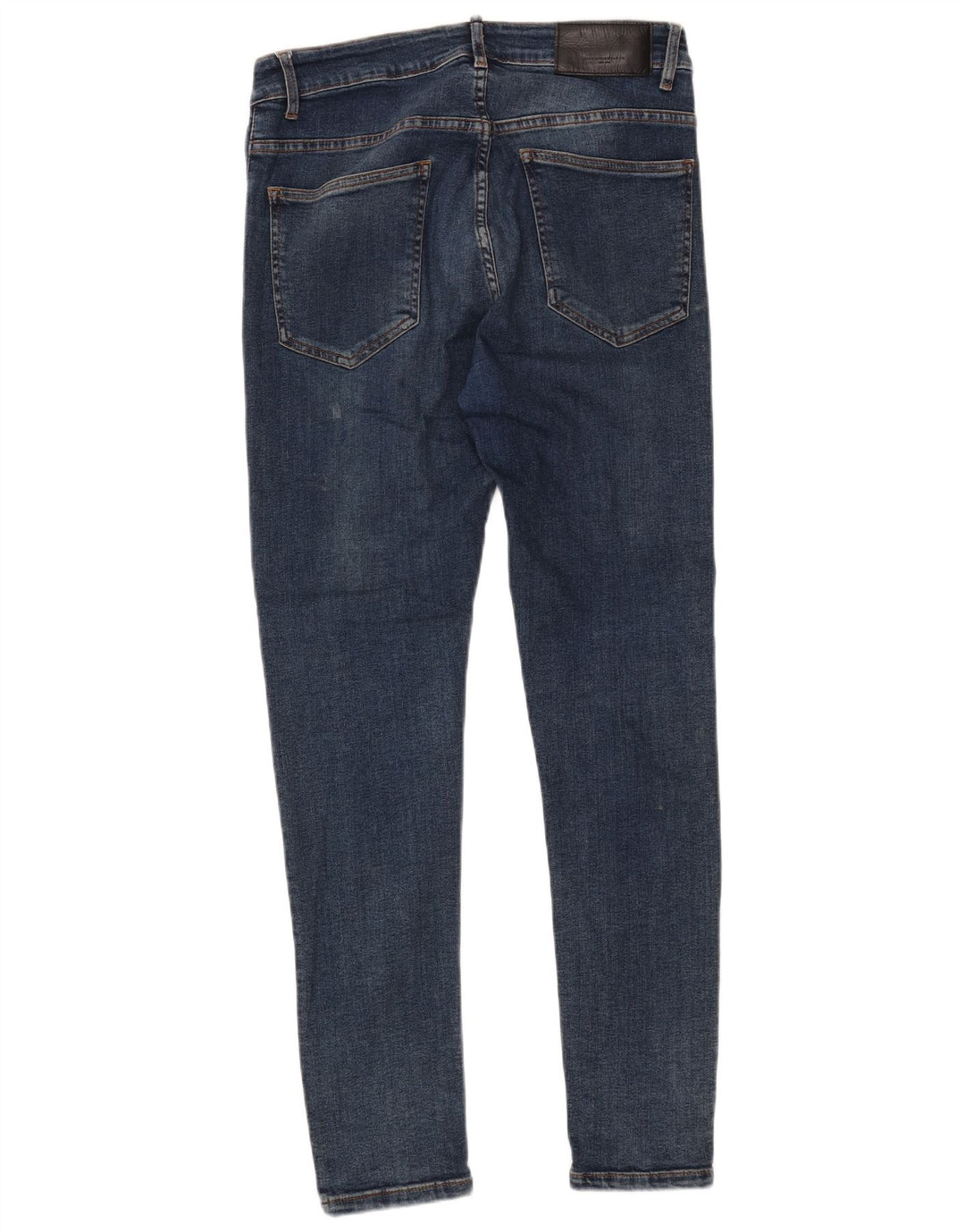 Jeans skinny da uomo Zara EU 42 Large W32 L30 Blu