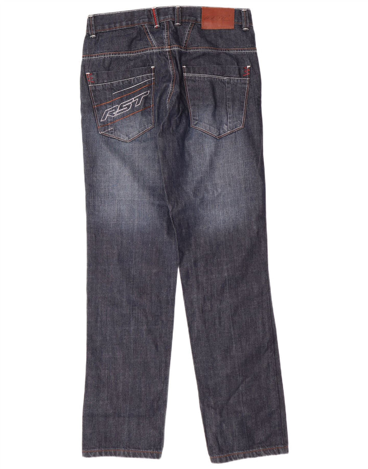 Jeans dritti regolari da donna RST W32 L31 cotone blu navy