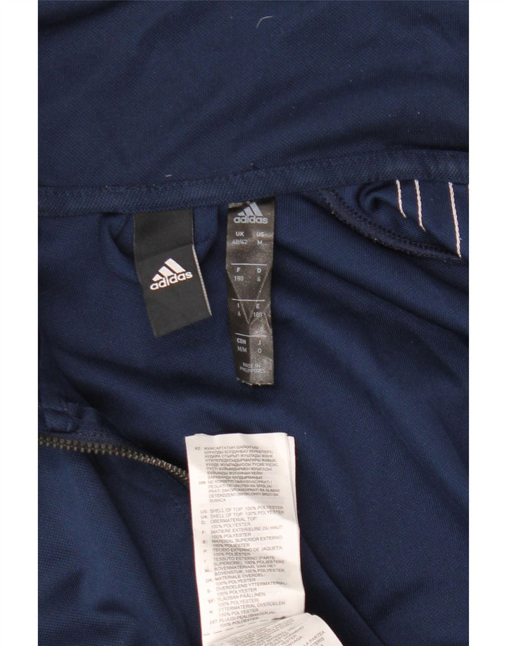Giacca da tuta da uomo ADIDAS UK 40/42 Poliestere blu navy medio