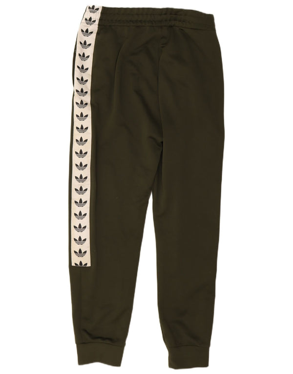 Adidas Pantaloni da tuta grafica da uomo Joggers Medium Khaki Colourblock