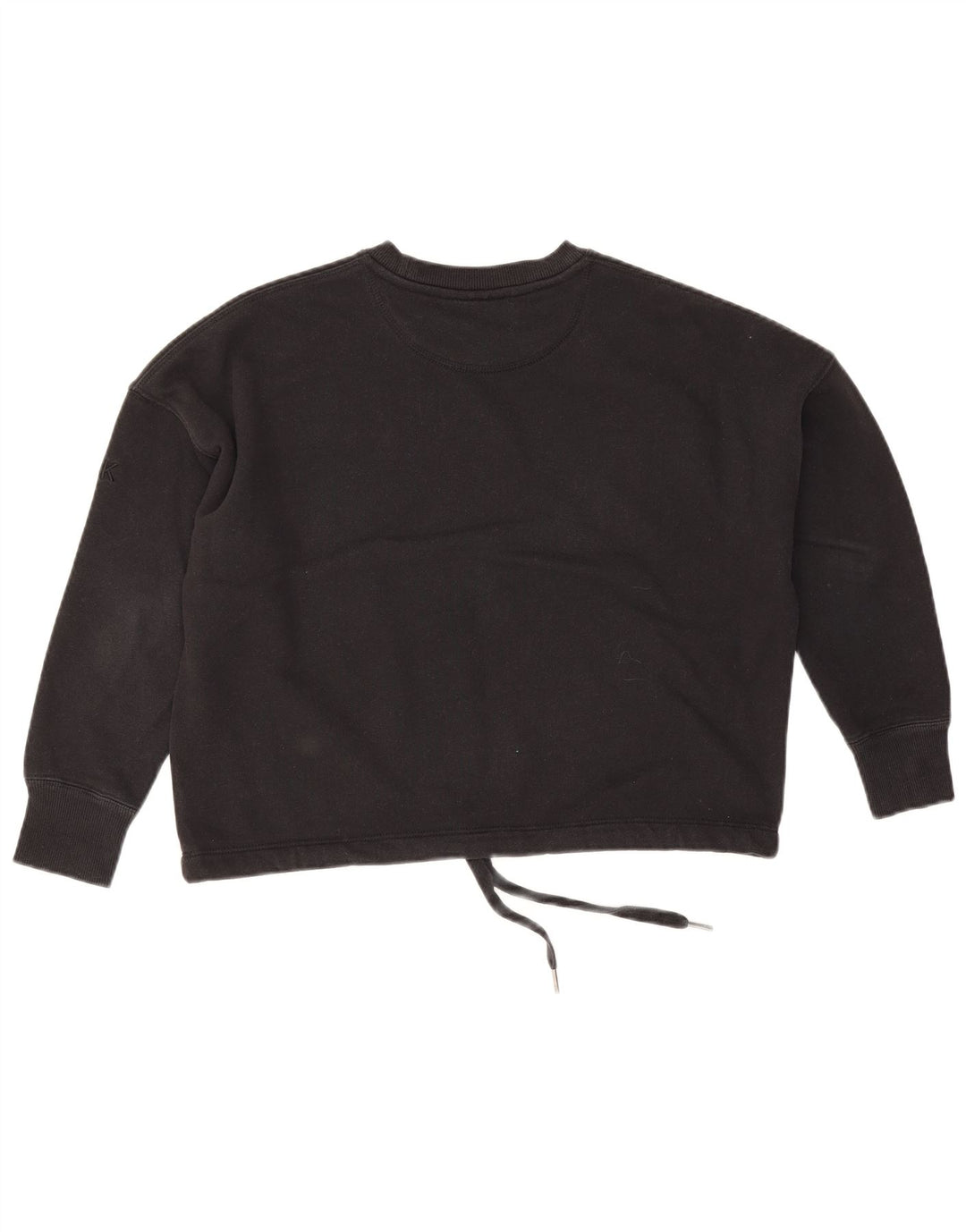 Top oversize da golf corto da donna Calvin Klein, manica a 3/4, UK 10, piccolo, nero