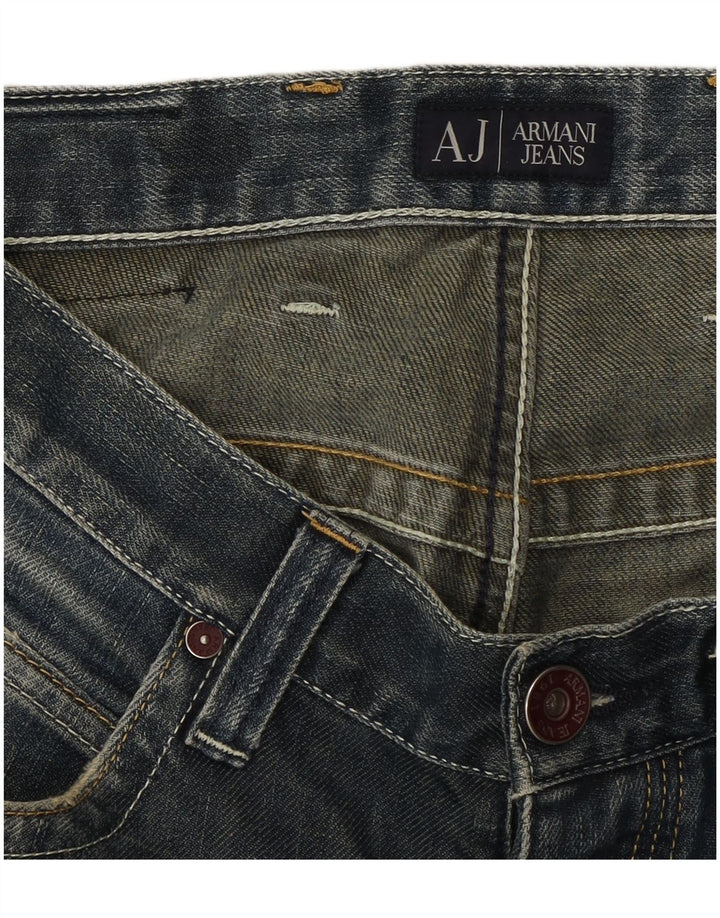 Jeans Bootcut da donna Armani W30 L32 cotone blu