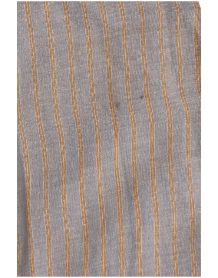 Camicia a maniche corte da uomo Calvin Klein Jeans XL a righe grigie