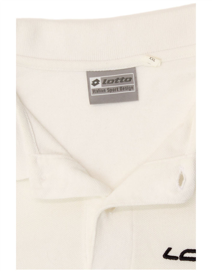 Polo da uomo Lotto 2XL Bianca