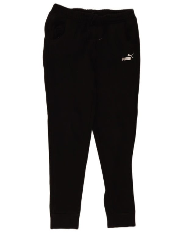 Pantaloni da tuta da donna Puma Joggers UK 10 Small Black Cotton Sports
