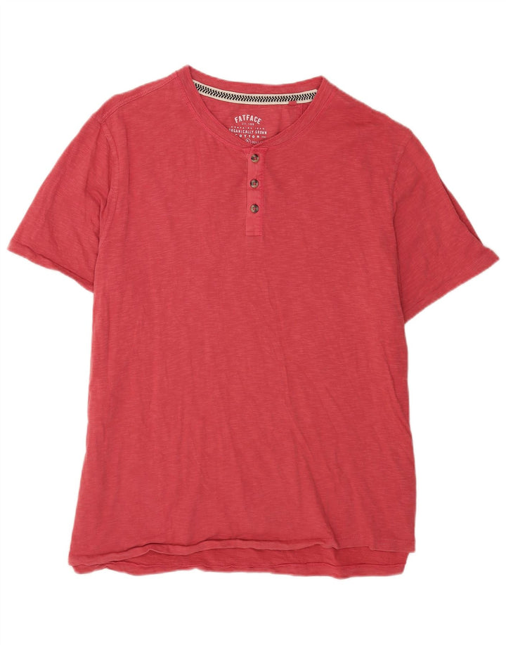 T-shirt da uomo Fat Face Top 2XL in cotone rosso