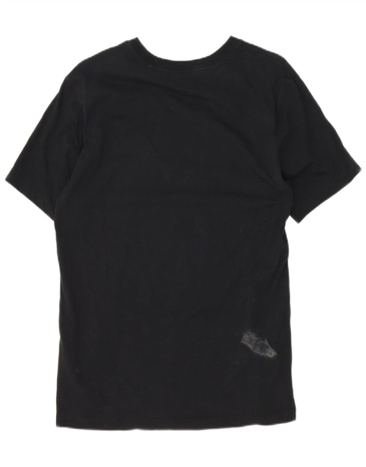 T-shirt grafica da uomo Nike Top in cotone nero medio