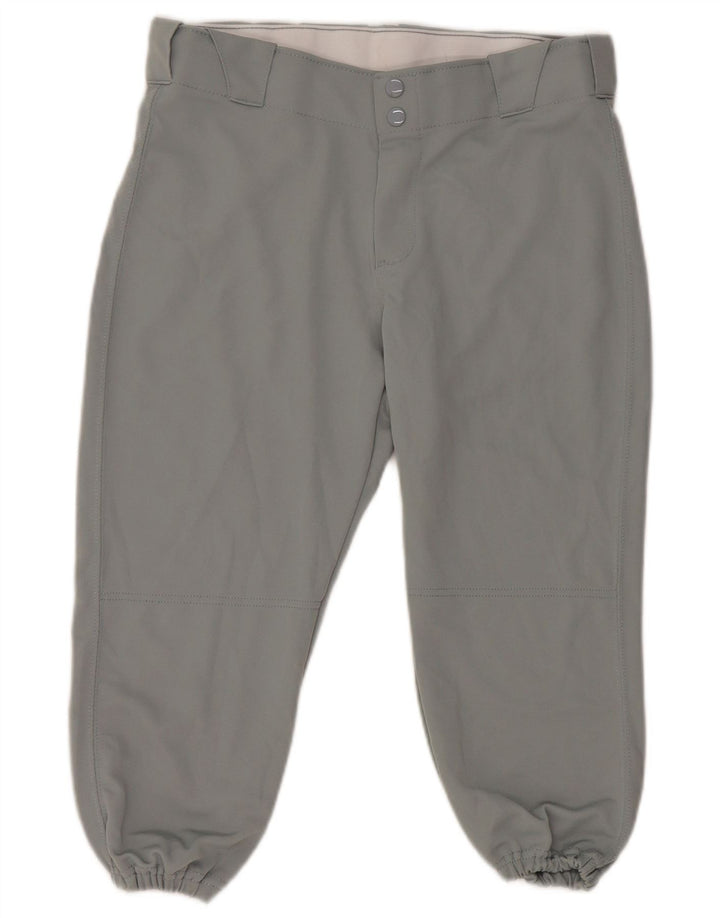 RUSSELL ATHLETIC Pantaloni da jogging da uomo Capri medi W32 L19 poliestere grigio