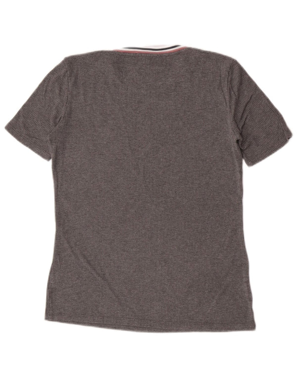 T-shirt da donna Massimo Dutti Top UK 10 piccola grigia