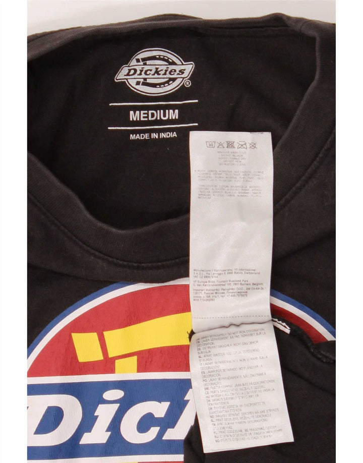 T-shirt grafica da uomo Dickies Top in cotone nero medio