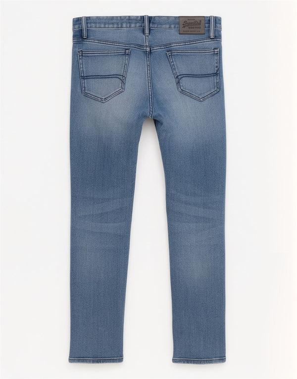 Jeans skinny da uomo Superdry W32 L32 cotone blu