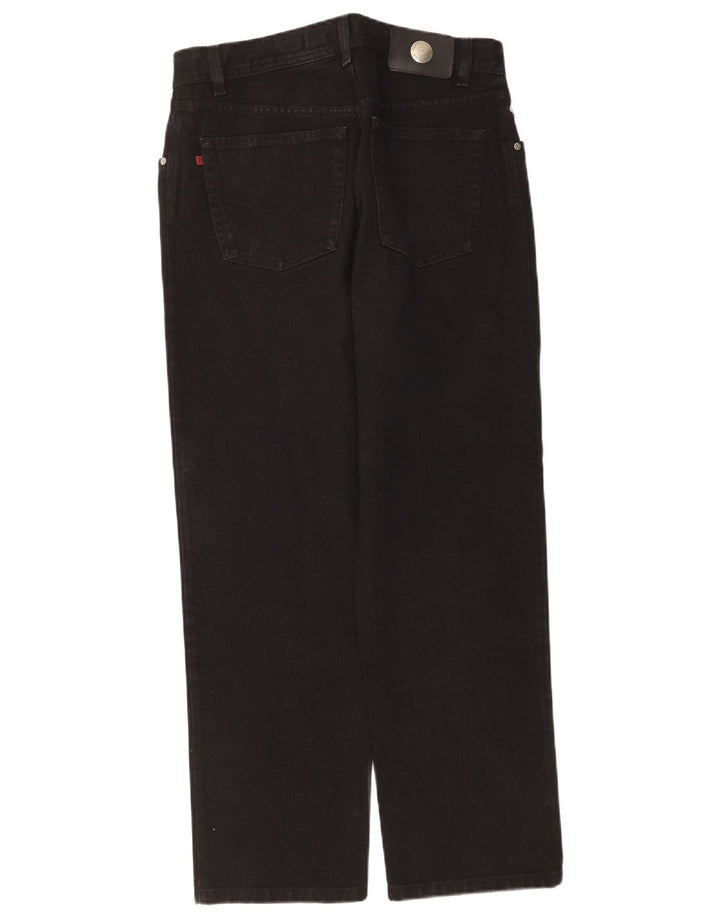 Jeans dritti da uomo Pierre Cardin W33 L30 cotone nero