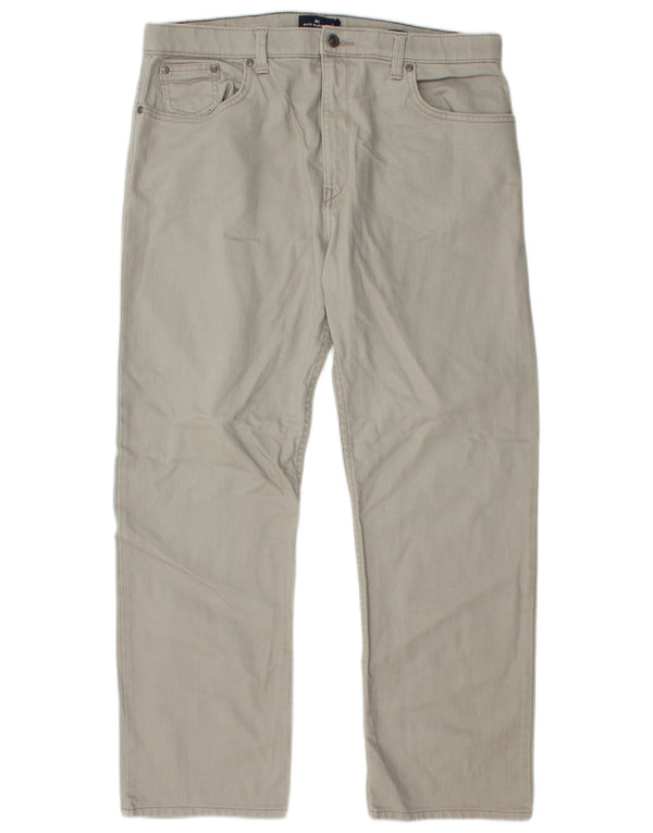 Jeans dritti da uomo Marks & Spencer W36 L29 cotone grigio