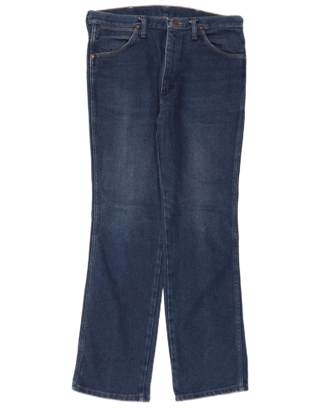 Jeans dritti da uomo Wrangler W33 L30 cotone blu
