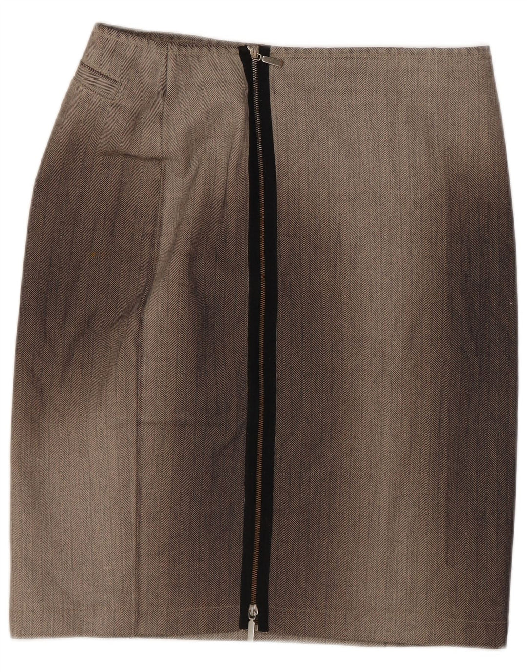 Gonna a tubino con motivo astratto da donna Sportmax UK 10 piccola W28 grigia