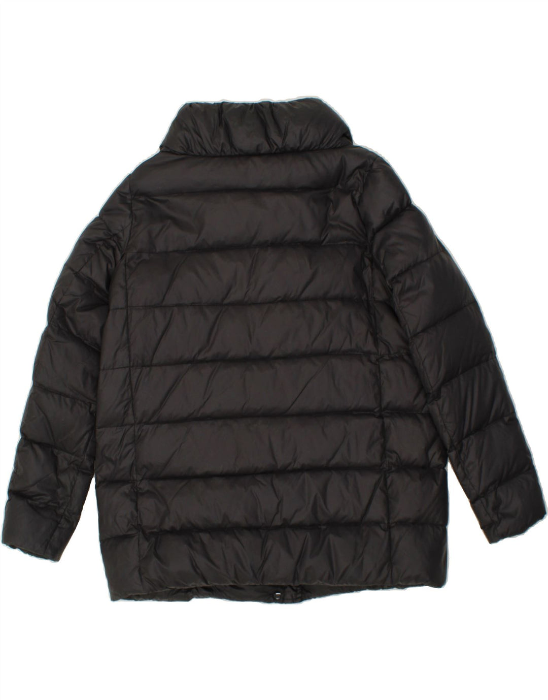 VINTAGE Womens Padded Jacket UK 16 Large Black Nylon Vintage Vintage and Second-Hand Vintage from Messina Hembry 