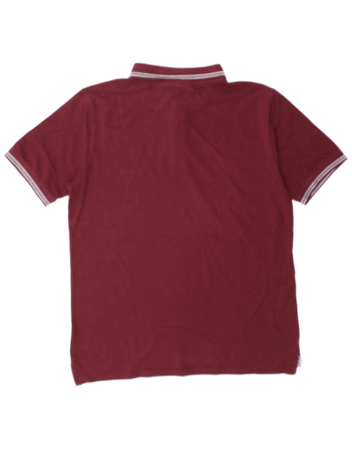 Polo da uomo Fila Large in cotone marrone