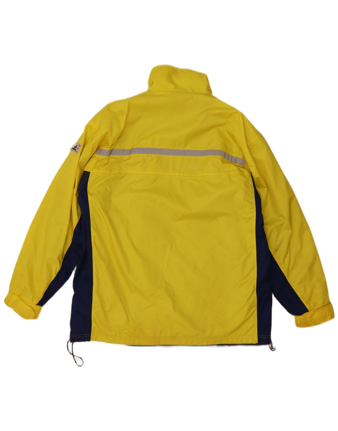 Giacca antipioggia da uomo Adidas UK 42 XL color block giallo