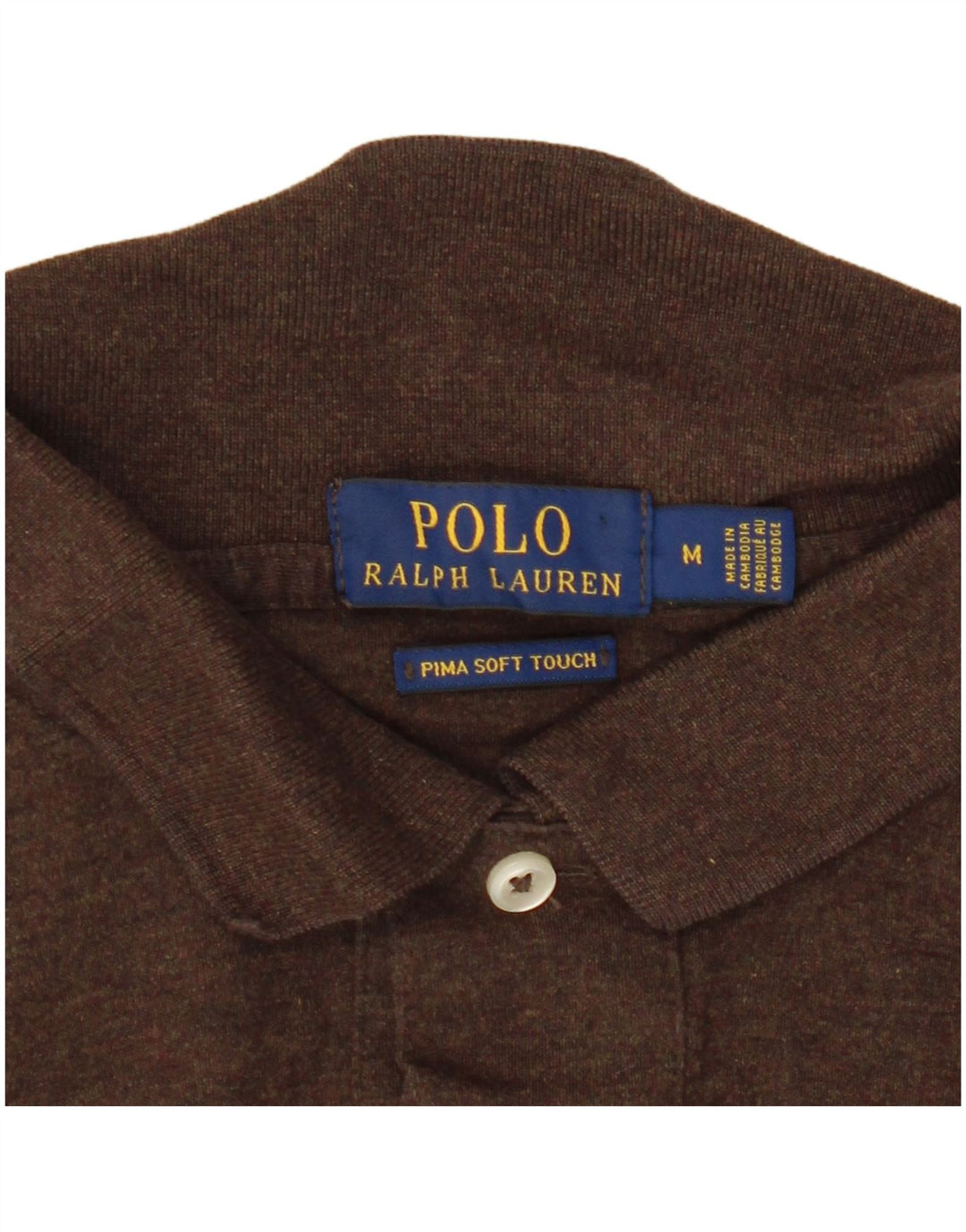 Polo Ralph Lauren da uomo marrone medio