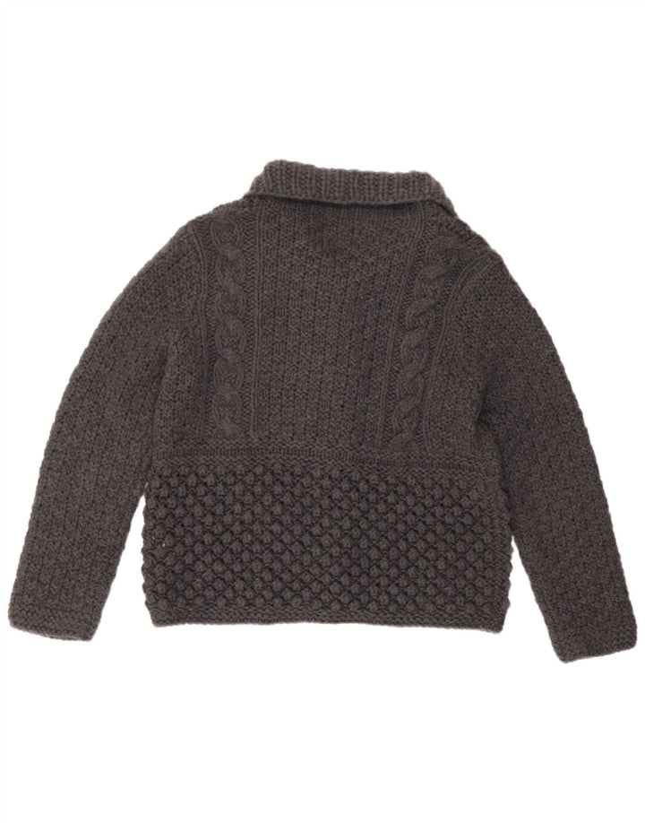 Maglione cardigan da donna Marks & Spencer UK 14 Acrilico grigio medio
