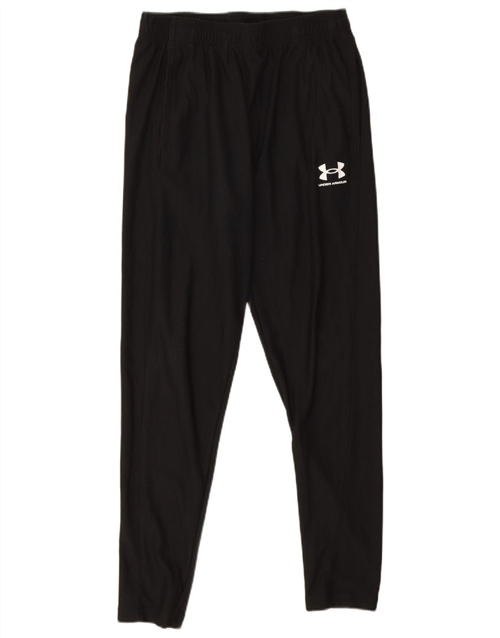 Pantaloni da tuta aderenti da uomo UNDER ARMOUR poliestere medio nero