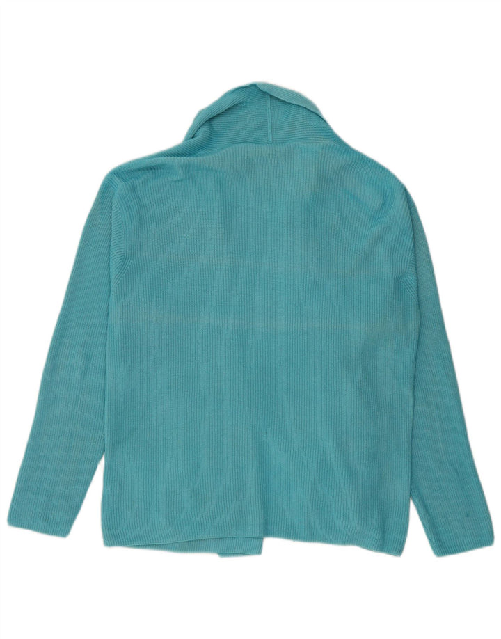 MARKS & SPENCER Maglione cardigan oversize da donna UK 16 grande blu