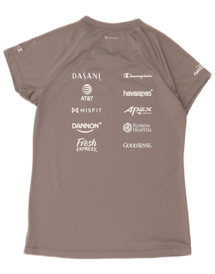 T-shirt grafica da uomo Champion Star Wars Top in poliestere grigio medio