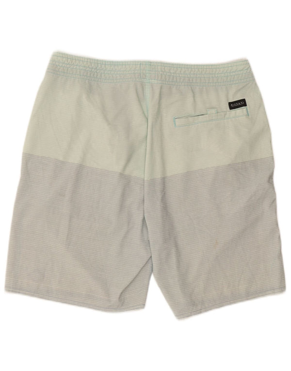 Pantaloncini da bagno da uomo Rip Curl verde medio color block