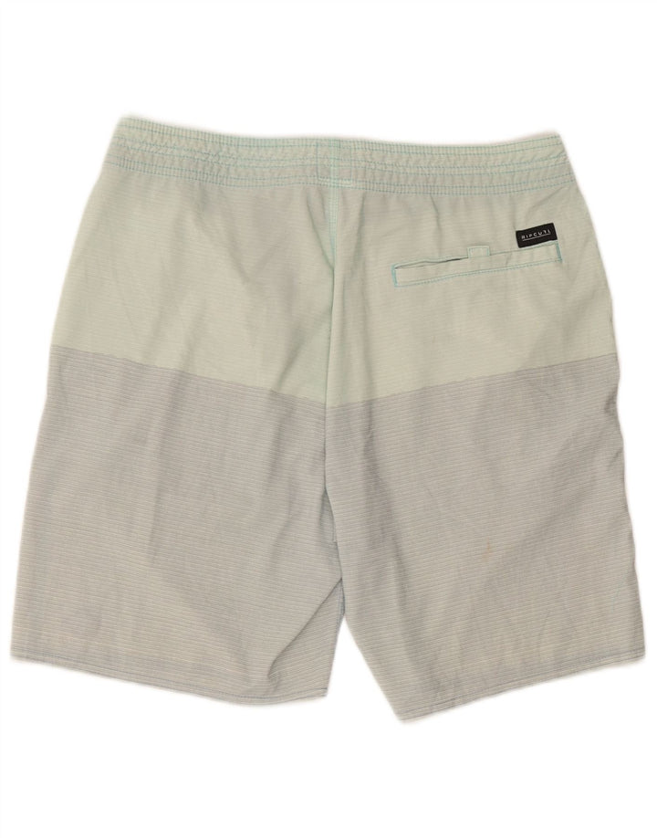 Pantaloncini da bagno da uomo Rip Curl verde medio color block