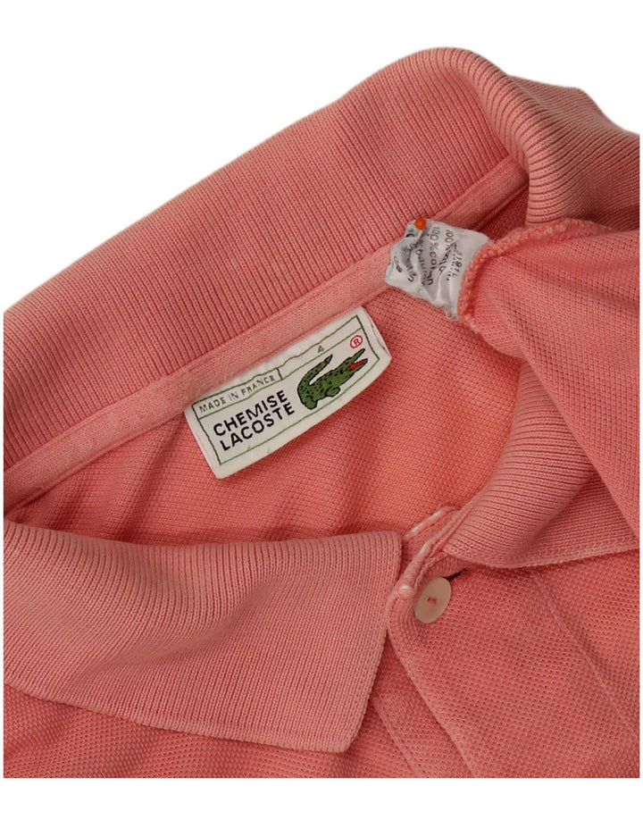 Polo da uomo LACOSTE taglia 4 cotone rosa medio