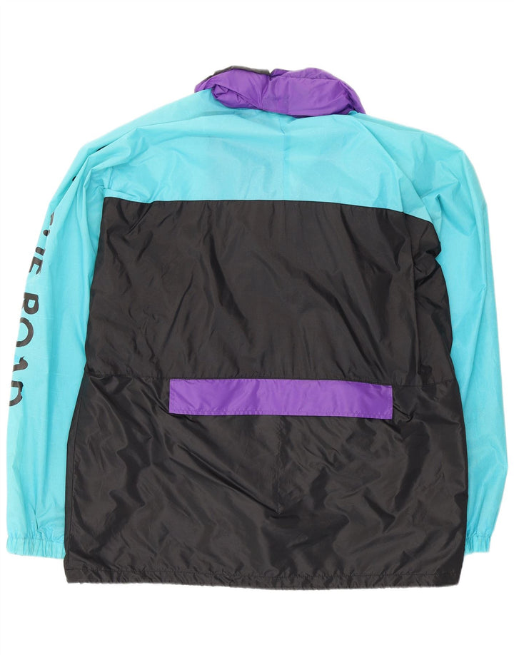 K-Way Giacca antipioggia da uomo con pullover grafico UK 40 Large Nero Colourblock
