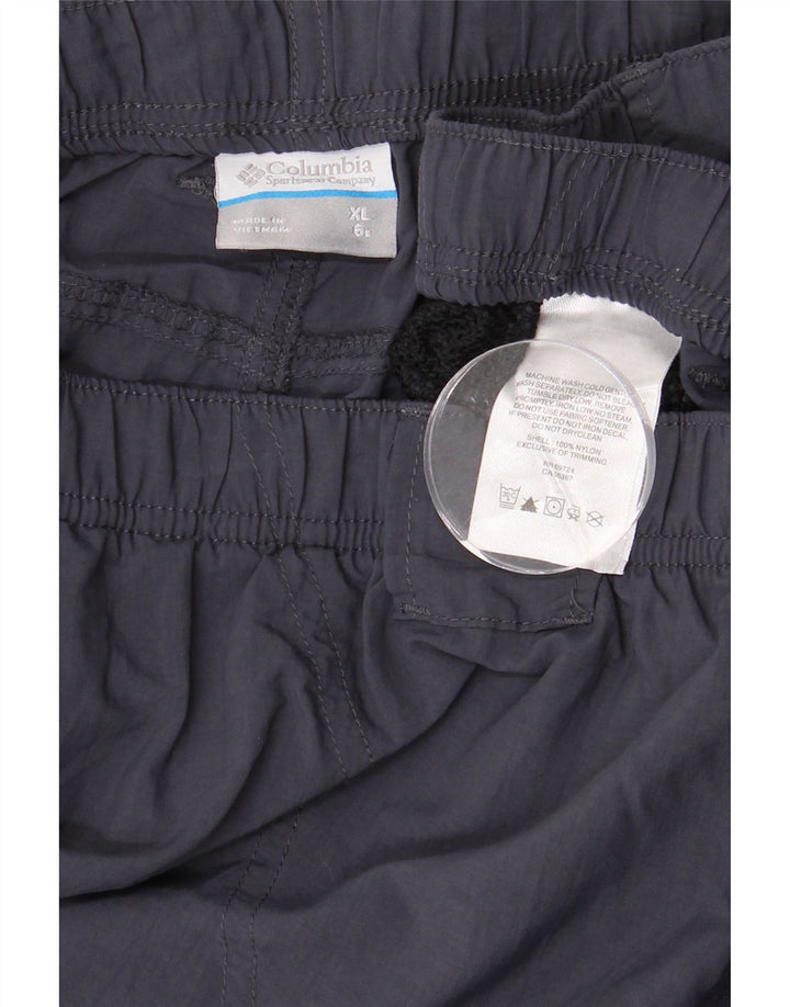 Pantaloncini cargo da uomo COLUMBIA XL W38 nylon blu navy