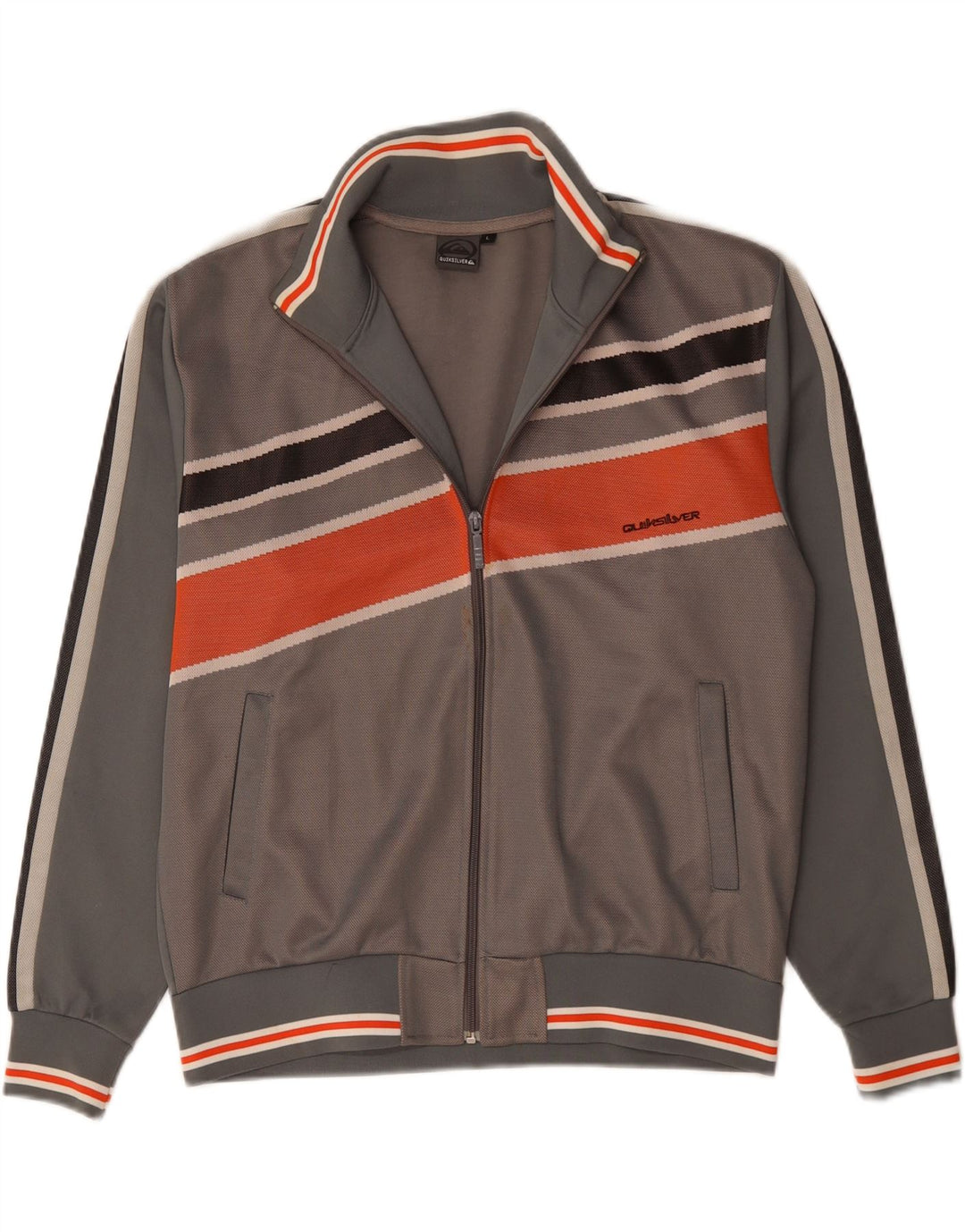 Giacca da tuta da uomo QUIKSILVER grande color grigio grigio