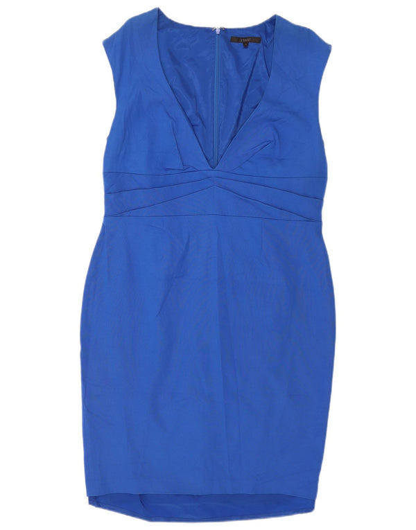 Abito tubino senza maniche da donna Coast UK 18 XL viscosa blu