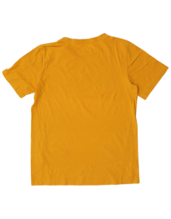 T-shirt grafica da ragazzo Jordan Top 13-14 anni XL in cotone giallo