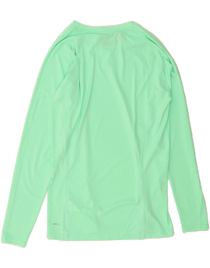 PUMA Womens Top Long Sleeve UK 20 2XL Green Polyester Vintage Puma and Second-Hand Puma from Messina Hembry 