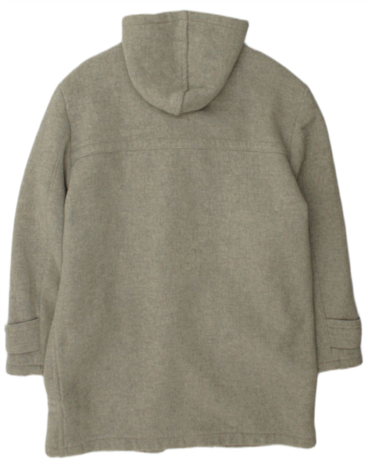 Montgomery con cappuccio da uomo con zip UK 42 XL Lana kaki
