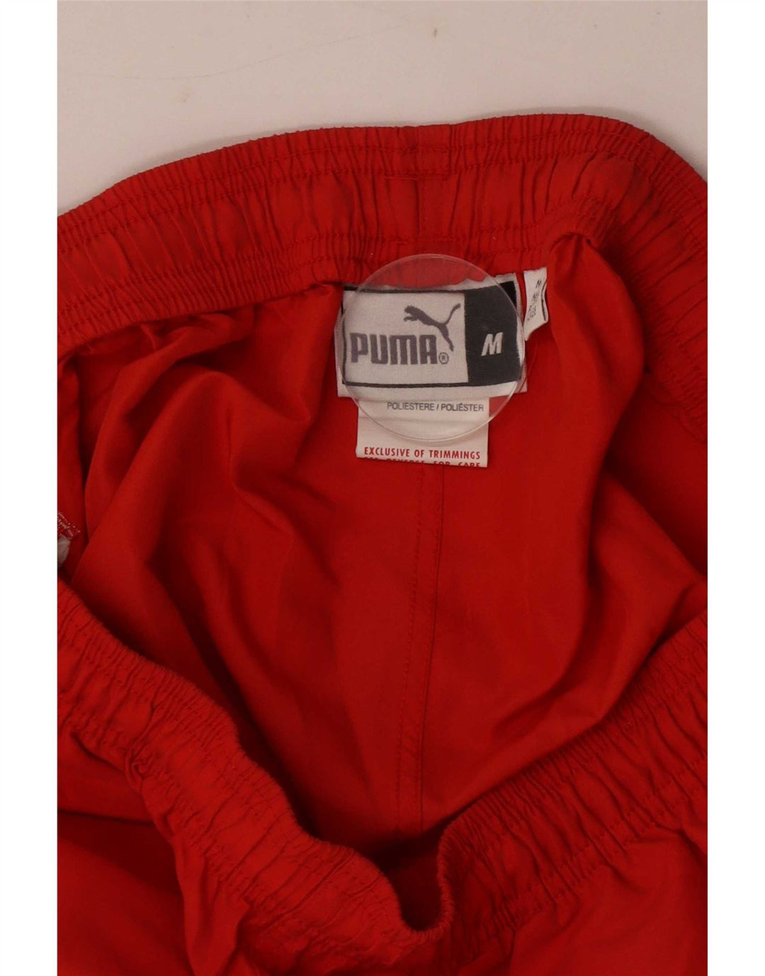 Pantaloni da tuta Puma da uomo con grafica Capri, poliestere rosso medio