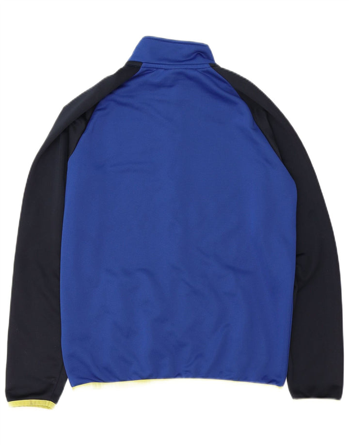 CANTERBURY Boys Tracksuit Top Jacket 13-14 Years Blue Colourblock