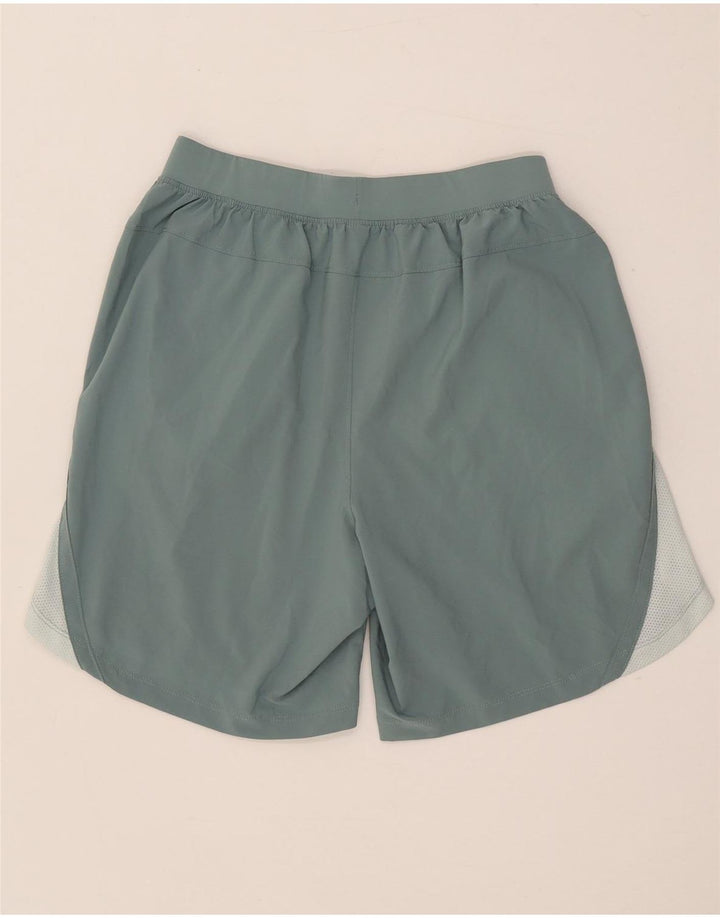 Pantaloncini sportivi grafici da uomo Under Armour verde medio color block