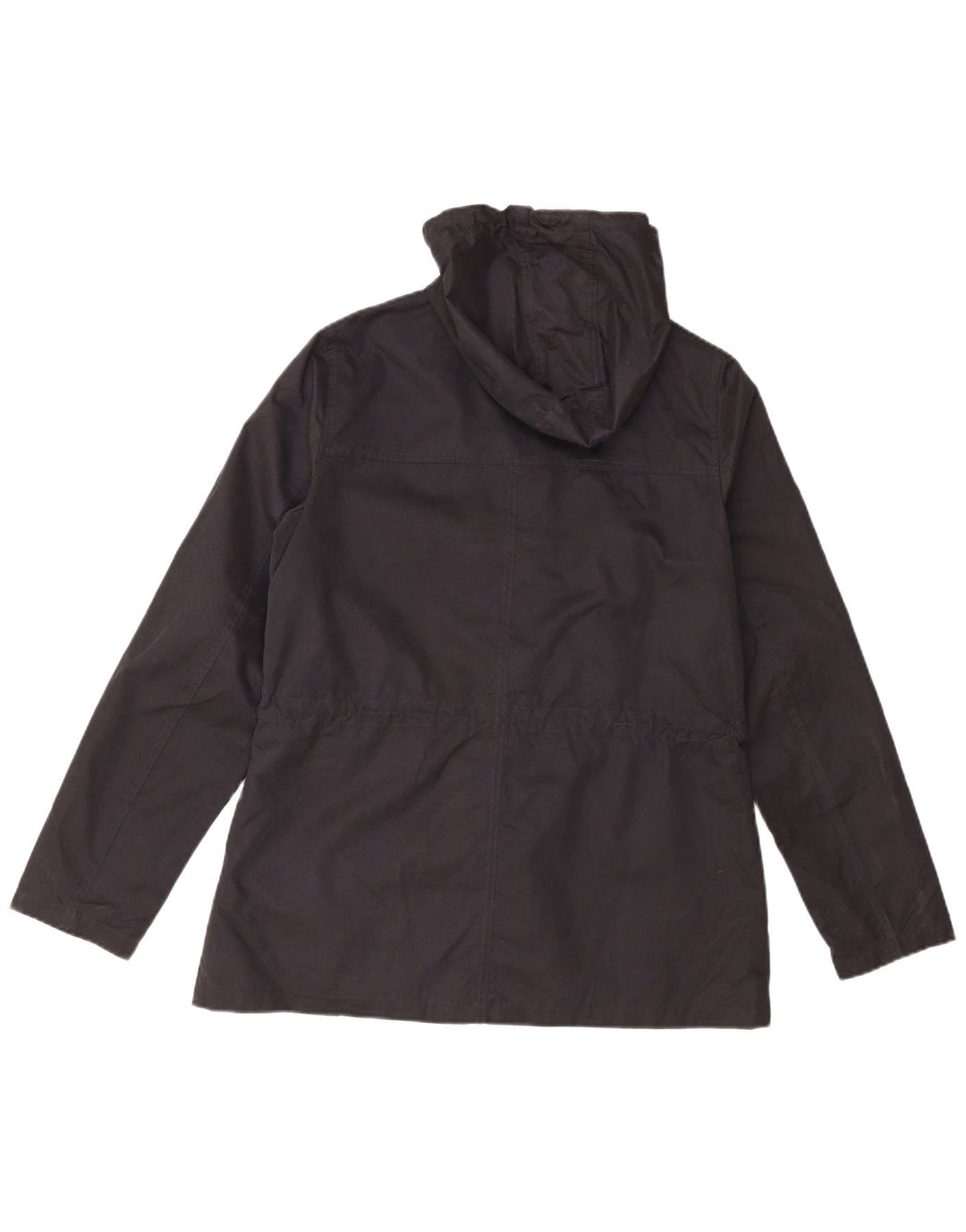 Giacca antipioggia con cappuccio da donna Fat Face UK 12 poliestere medio blu navy