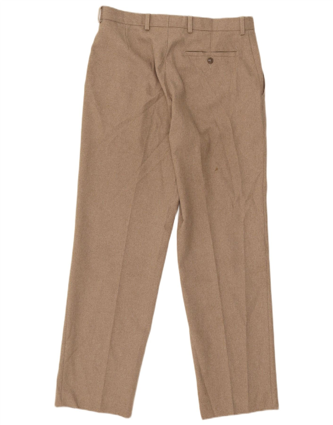 Pantaloni chino dritti da uomo Marks & Spencer W32 L31 Poliestere beige