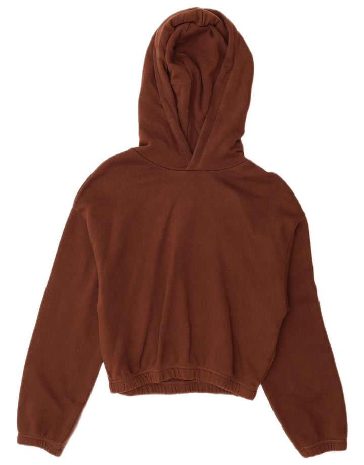 Felpa con cappuccio Zara da donna UK 10 piccola marrone