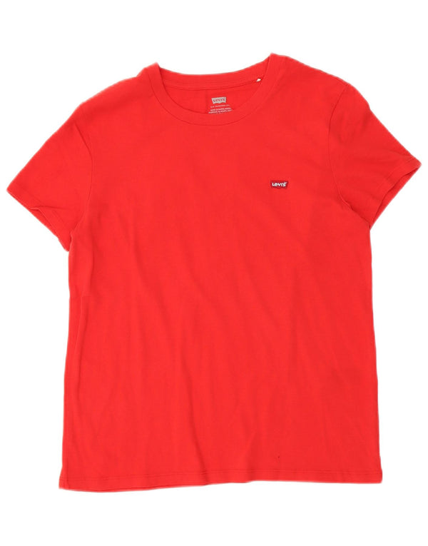 T-shirt da donna Levi's Top Small rossa in cotone
