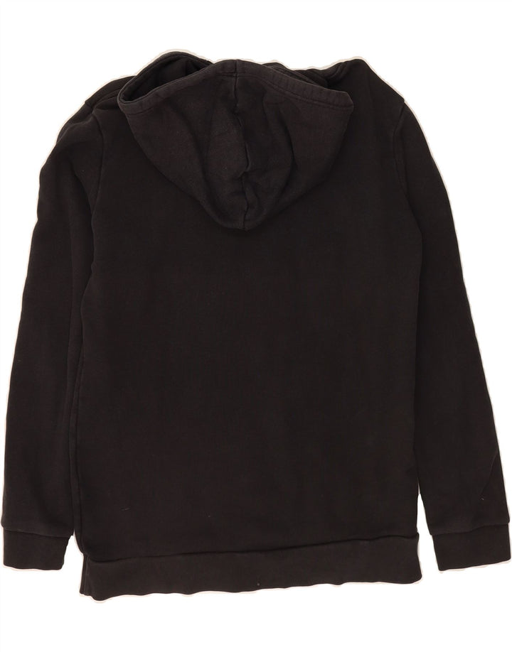 ADIDAS Mens Graphic Hoodie Jumper Medium Black Cotton Vintage Adidas and Second-Hand Adidas from Messina Hembry 