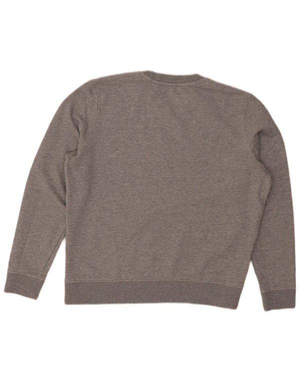 Felpa oversize da donna SUPERDRY UK 12 Cotone grigio medio